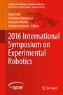 Cover: 2016 International Symposium on Experimental Robotics - Springer
