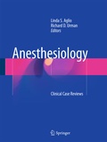 Cover: Anesthesiology - Springer