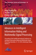 Cover: Advances in Intelligent Information Hiding and Multimedia Signal Processing - Springer