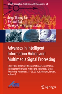 Enlarge image Cover: Advances in Intelligent Information Hiding and Multimedia Signal Processing - Springer