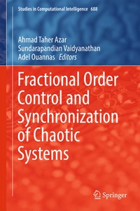Enlarge image Cover: Fractional Order Control and Synchronization of Chaotic Systems - Springer