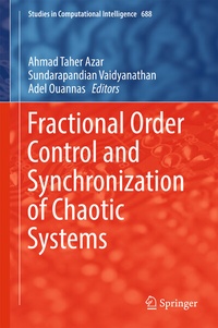 Enlarge image Cover: Fractional Order Control and Synchronization of Chaotic Systems - Springer