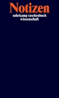 Cover: Notizbuch suhrkamp taschenbuch wissenschaft - Suhrkamp