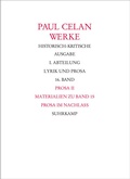 Cover: Werke. Historisch-kritische Ausgabe. I. Abteilung: Lyrik und Prosa - Suhrkamp