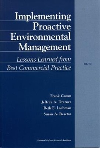 Enlarge image Cover: Implementing Proactive Environmental Management 2001 - RAND