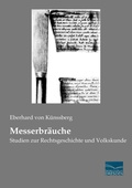 Cover: Messerbr&auml;uche - Fachbuchverlag-Dresden