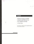Cover: Private Giving to Public Schools and Districts in Los Angeles County - RAND