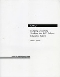 Cover: Merging University Students into K-12 Science Education Reform - RAND