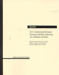 Cover: U.S.Commercial Remote Sensing Satellite Industry - RAND