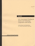 Cover: U.S. Government Funding for Science and Technology Cooperation with Russia - RAND