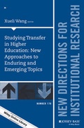 Cover: Studying Transfer in Higher Education - Jossey-Bass