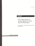 Cover: The Public Benefit of Energy Efficiency to the State of Washington - RAND