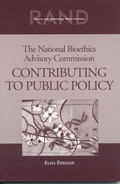 Cover: The National Bioethics Advisory Commission - RAND