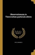 Cover: Observationum in Theocratum particula altera - Wentworth Press