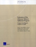 Cover: Evaluation of the Arkansas Tobacco Settlement Program - RAND