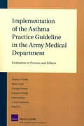 Cover: Implementation of the Asthma Practice Guideline in the Army Medical Department - RAND