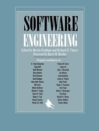Enlarge image Cover: Software Engineering - IEEE Computer Society Press,U.S.