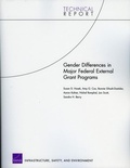 Cover: Gender Differences in Major Federal External Grant Programs - RAND