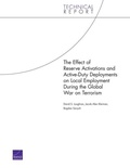 Cover: The Effect of Reserve Activations and Active-Duty Deployments on Local Employment During the Global War on Terrorism (2006) - RAND