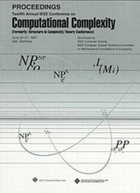 Abbildung von: IEEE Conference on Computational Complexity: CCC '97 12th - IEEE Computer Society Press,U.S.
