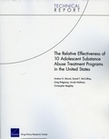 Bild: The Relative Effectiveness of 10 Adolescent Substance Abuse Treatment Programs in the United States - RAND