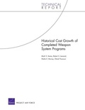Cover: Historical Cost Growth of Completed Weapon System Programs - RAND
