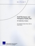 Cover: Small Businesses and Workplace Fatality Risk - RAND