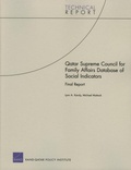 Cover: Qatar Supreme Council for Family Affairs - RAND