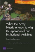 Cover: What the Army Needs to Know to Align its Operational and Institutional Activities - RAND