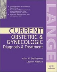 Abbildung von: CURRENT Obstetric & Gynecological Diagnosis & Treatment - Appleton & Lange