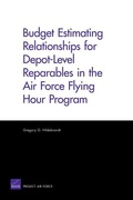 Cover: Budget Estimating Relationships for Depot-level Reparables in the Air Force Flying Hour Program - RAND