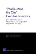 Cover: People Make the City, Executive Summary - RAND
