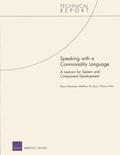 Cover: Speaking with a Commonality Language - RAND