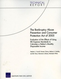 Abbildung von: The Bankruptcy Abuse Prevention and Consumer Protection Act of 2005 - RAND