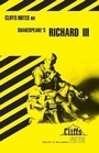 Cover: Notes on Shakespeare's "King Richard III" - Cliffs Notes Inc.,U.S.