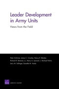 Cover: Leader Development in Army Units - RAND