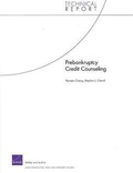 Cover: Prebankruptcy Credit Counseling - RAND