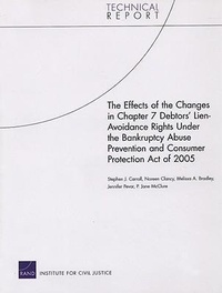 Abbildung von: The Effects of the Changes in Chapter 7 Debtors' Lien-avoidance Rights Under the Bankruptcy Abuse Prevention and Consumer Protection Act of 2005 - RAND