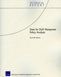 Cover: Data for DoD Manpower Policy Analysis - RAND