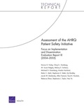 Cover: Assessment of the AHRQ Patient Safety Initiative - RAND