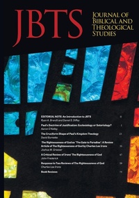 Enlarge image Cover: Journal of Biblical and Theological Studies - Wipf & Stock Publishers
