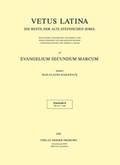 Cover: Vetus Latina. Die Reste der altlateinischen Bibel. Nach Petrus Sabatier / Evangelium secundum Marcum - Verlag Herder