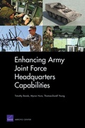 Cover: Enhancing Army Joint Force Headquarters Capabilities - RAND