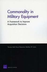 Enlarge image Cover: Commonality in Military Equipment - RAND