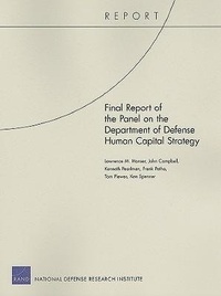 Enlarge image Cover: Final Report of the Panel on the Department of Defense Human Capital Strategy - RAND
