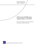 Cover: Enhancing Small-business Opportunities in the DoD - RAND