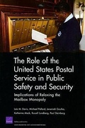 Cover: The Role of the United States Postal Service in Public Safety and Security - RAND