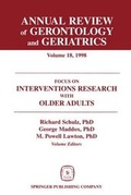 Cover: Annual Review of Gerontology and Geriatrics 18; Focus on Interventions Research with Older Adults - Springer Publishing Company