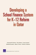 Cover: Developing a School Finance System for K12 Reform in Qatar - RAND