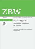 Cover: Beruf und Sprache - Franz Steiner Verlag